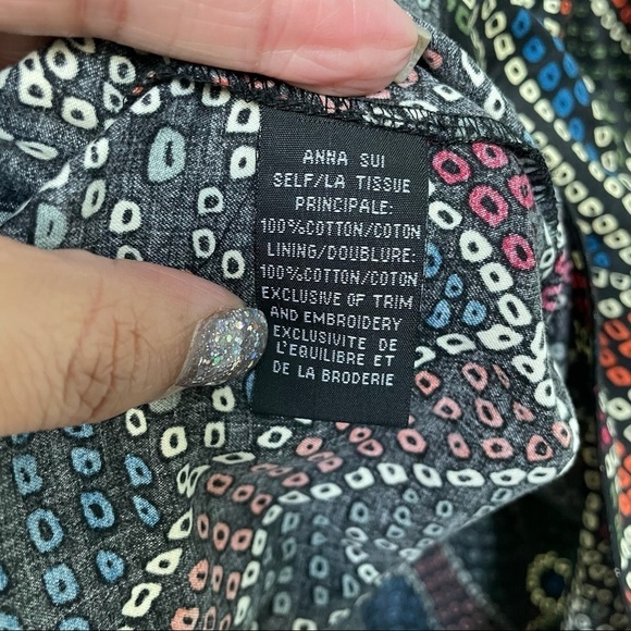 Anna Sui for Anthropologie Tesserae Mosaic‎ Beaded Shift Dress 4 - Picture 13 of 13